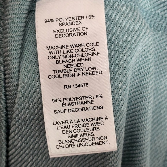 Vineyard Vines‎ Mens Shirt XL Green Sankaty Quarter-Zip Pullover Performance - Picture 6 of 13